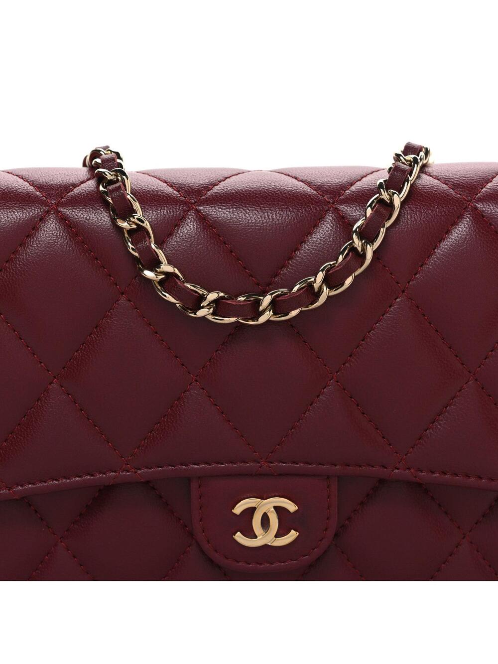 Chanel Lambskin Quilted Phone Holder #321976C34B - Picture 10 of 14